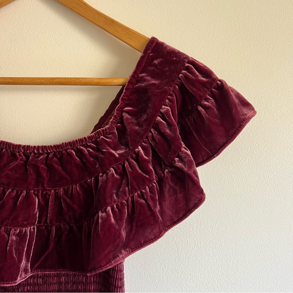 Hill House Akilah Nap Dress in Burgundy Velvet - Picture 7 of 16